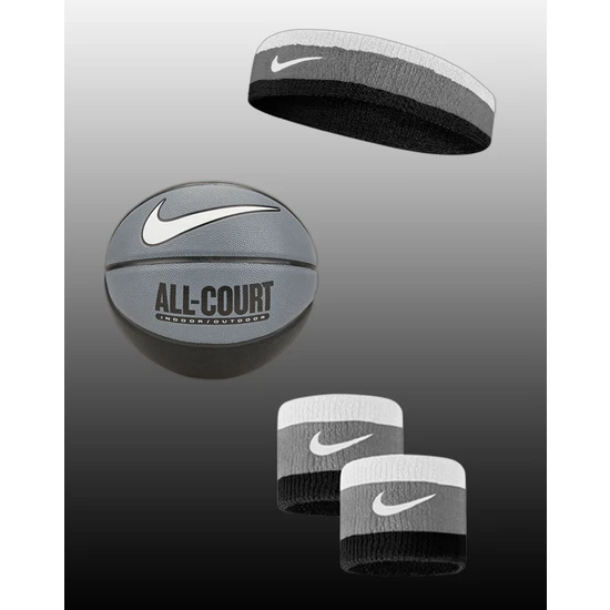 Nike Yılbaşı Özel 3'lü Basketbol Topu ve Aksesuar Seti