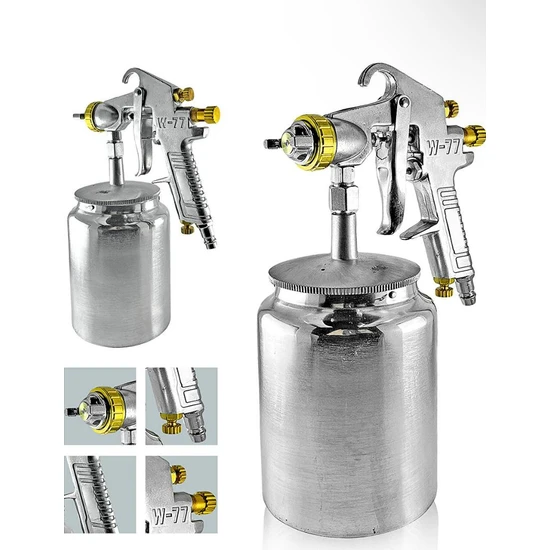 BHD Boya Tabancası Alttan Depolu 1.8 mm 100 cc