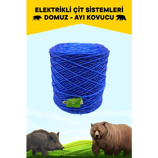 Atlas Elektrikli Çit Için 500 Metre Krom Tel Sarılı Ip Özel Ürün