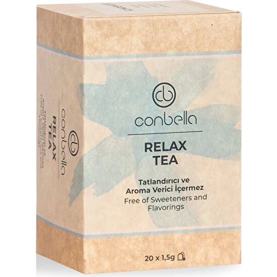 Conbella Relax Tea Rahatlatıcı Bitki Çayı 20 Süzen Poşet