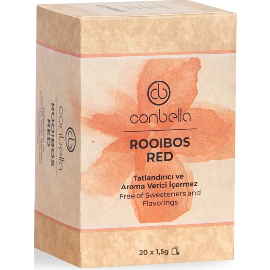 Conbella Rooibos Red - Meyveli Rooibos Çayı 20 Süzen Poşet