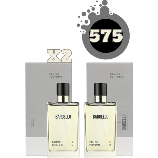 Bargello 575 Woody Edp 50 ml  Erkek Parfüm 2 Adet