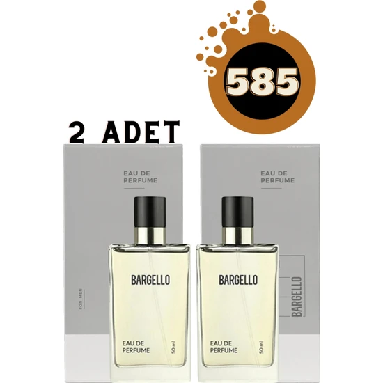 Bargello 585 Floral Edp 50 ml Erkek Parfüm 2 Adet