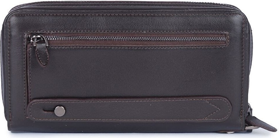 Grande 4274 Hakiki Yüzde Yüz Deri El Çantası El Pörtföyü Clutch Çanta görsel 8