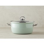 English Home Kızartma Tenceresi 22 Cm Emaye Kaplama Mint Renkli Şık Tasarım