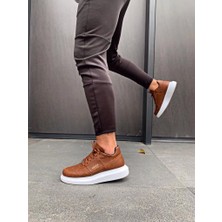 Shoecide Yüksek Taban Günlük Ayakkabı 040 Taba