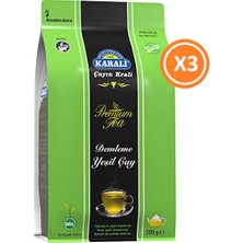 Karalı Premium Dökme Yeşil Çay 200 gr x 3 Adet