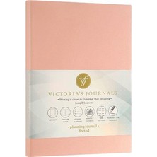 Victorias Journals Victoria's Journals Smyth 14 x 20 cm 100 gr 96 Yaprak Esnek Kapak Krem Noktalı Planlayıcı Defter 3550