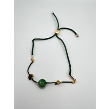 Doğal Taş Dünyası Sertifikalı Doğal Taş Akik Tasarım Bileklik El Işçiliği