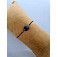 Doğal Taş Dünyası Sertifikalı Labradorit Doğal Taş Bileklik 10 mm