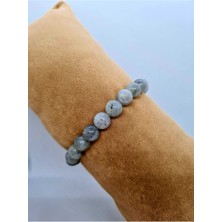 Doğal Taş Dünyası Sertifikalı Labradorit Doğal Taş Bileklik 8mm