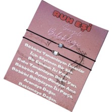 Doğal Taş Dünyası Sertifikalı Hematit Metalik Siyah Ipli Ruh Eşi Küp Hematit Taşı Sevgili Bilekliği