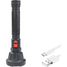 Guangdong Spirit LED El Feneri Torch USB Şarj Edilebilir Dış Mekan Su Geçirmez Lamba (Yurt Dışından)