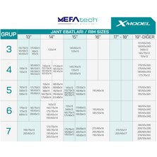 Karva 185/60X13 Ebatlarına Uyumlu Takmatik x Tipi Kar Patinaj Zinciri