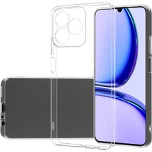 Forzacase Realme C53 Uyumlu Soft Slim Serisi Şeffaf Silikon Kılıf - FC194