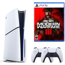 Sony Playstation 5 Slim İthalatçı Garantili + 2.Dualsense + Call Of Duty Modern Warfare 3