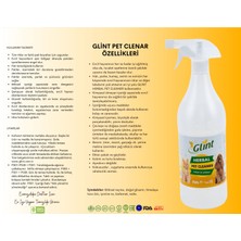 Glint Pet Cleaner 2 x 1 Lt. %100 Bitkisel Köpek Kedi Pati Temizleyici Evcil Hayvan Temizlik Spreyi