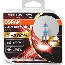 Osram H11 Night Breaker Takım