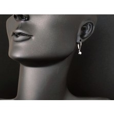 DC Gümüş Dcgümüş Damla Model Klipsli Gümüş 19 mm Küpe