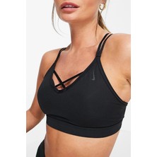 Nike Bra Yoga Indy Strappy Sporcu Sütyeni Siyah