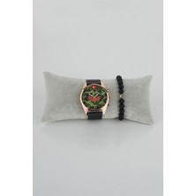 Stony Kadın Kol Saati Kamuflaj Rütbe Sevgiliye Saat Bileklik Hediye Kişiselleştirilebilir