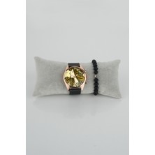 Stony Sanatsal Tasarım Model 16 Sade Kadran Kadın Kol Saati Bileklik Hediye