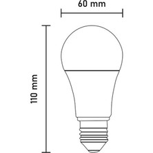 Helios Opto 10 Adet 9W Beyaz LED Ampul Helios Opto