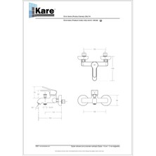 Kare Delta Mix Banyo Bataryası