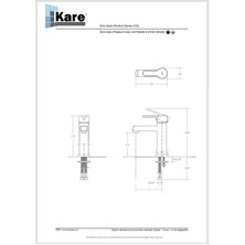 Kare Stil Mix Lavabo Bataryası Siyah-Krom