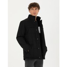 Pierre Cardin Erkek Siyah Şişme Mont 50275485-VR046