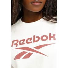 Reebok Rı Bl Fleece Crew Ekru Kadın Sweatshirt