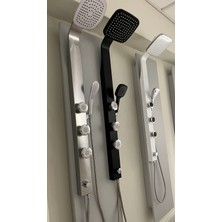 Sam Banyo Sam Elmas Beyaz Duş Seti, Masajlı Duş Seti, beyaz Robot Duş, Duş Kolonu