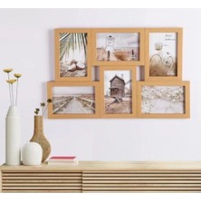 Gönül Mutfak Gönül GNL3603 Ahşap Resim Çerçevesi 10X15CM 6 Lı