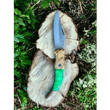 Hayta Çakı Outdoor Piknik Çakısı Kamp Bıçak Bıçağı Çakısı Mutfak Bıçağı, Zeytin Ağacı, Epoksi