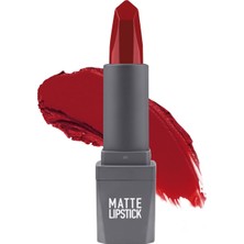 Yoğun Renk Veren Uzun Süre Kalıcı Nemlendirici Kadifemsi Mat Ruj - Matte Lipstick 422 Wild Red