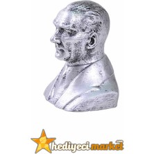 Hediyeci Market Mustafa Kemal Atatürk - Gümüş Büst Biblo
