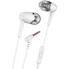 Ledoren Stereo Earphone Basic Mikrofonlu Kulakiçi Kulaklık 1 Metre 3,5mm Jack Girişli HS606W