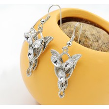 Chavin Gri A-Leaf Lord Of The Rings Arwen Evenstar Küpe EU80