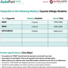 Alpha Auto Part Mitsubishi Eclipse Için Sunroof Güneşlik El Tutamağı-Koyu Bej