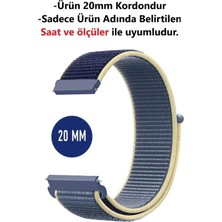 Asil Bilişim Huawei Watch 2 Uyumlu (20MM) Dokuma Yüksek Kalite Hasır Dokuma Kordon Kayış