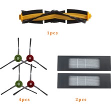 Zhicheng Ecovacs Deebot T8 AIVI/T8MAX/T8 Power T9MAX/N8 Pro Robot Süpürgeler Için Filtre+Silindir Fırça+Yan Fırça (Yurt Dışından)