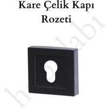 Hobidabi Konak Kare Rozetli Kapı Kolu