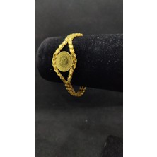 Kuyumcu Nurettin Pulluk Çeyrekli Bileklik Yatırımlık 22 Ayar Altın