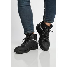 Julude Siyah Erkek Bağcıklı Trekking Spor Bot P-00008274