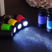 Guangdong Spirit Mini LED El Fenerleri Mini Anahtarlık Cep Torch USB Şarj Edilebilir Su Geçirmez Anahtarlık Torch Lambası (Yurt Dışından)