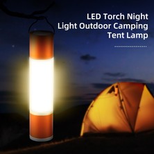 Guangdong Spirit USB Şarj Edilebilir Asılı Flaş Işığı Taşınabilir Alüminyum Alaşım Su Geçirmez Zumlanabilir LED Torch Gece Lambası Açık Kamp Çadır Lambası (Yurt Dışından)