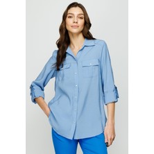 Ekol Önü Çıtçıtlı Gömlek