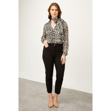 Ekol Kadın Beş Cepli Pantolon 1039 Siyah