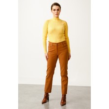 Ekol Yüksek Bel Kanvas Pantolon