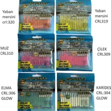 ef&fe Japanese Baby Worm Kokulu Lrf Silikon Yapay Yem 45MM 15ADET